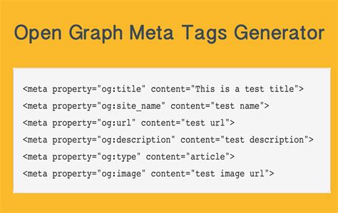 mega tag|Free Meta Tag Generator: Open Graph, Twitter, .